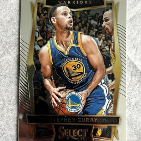 Stephen Curry 2016-17 Panini Select PRIZM Silver NBA Trading Card RARE