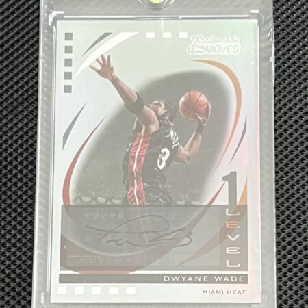 Dwyane Wade 17/19 Auto 2007-2008 Topps Trademark Move NBA Trading Cards RARE