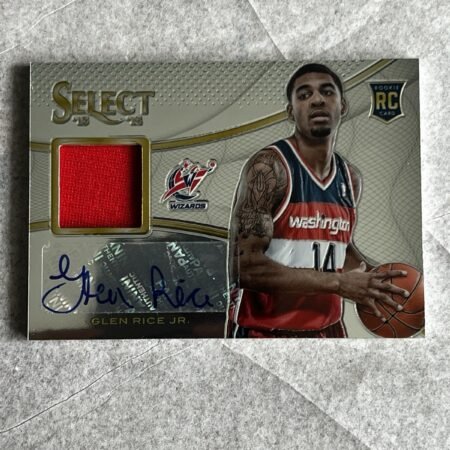 Glen Rich Rookie RC Auto Patch Relic 2014-15 Panini Select NBA Trading Card RARE
