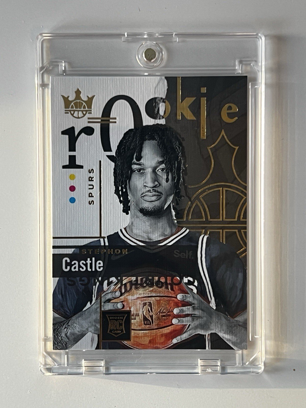 Stephon Castle Rookie Rc Of The Year 2024 Panini Court Kings MVP NBA RARE - Image 2