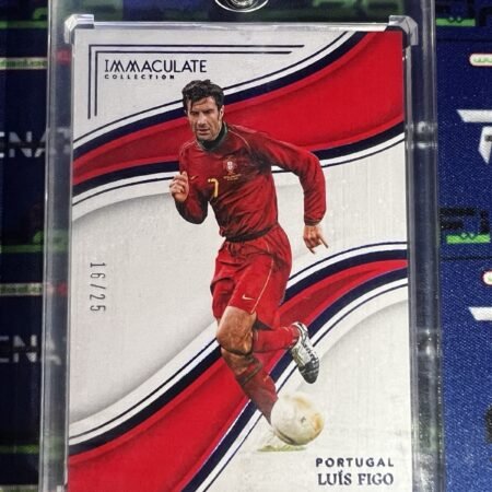 Luis Figo/25 - 2023/24 Panini Immaculate Soccer Real Madrid Patche Portugal