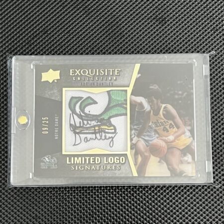 Adrian Dantley 9/25 Auto Patch Relic 2012 Upper Deck Excuisite Limited Logoman