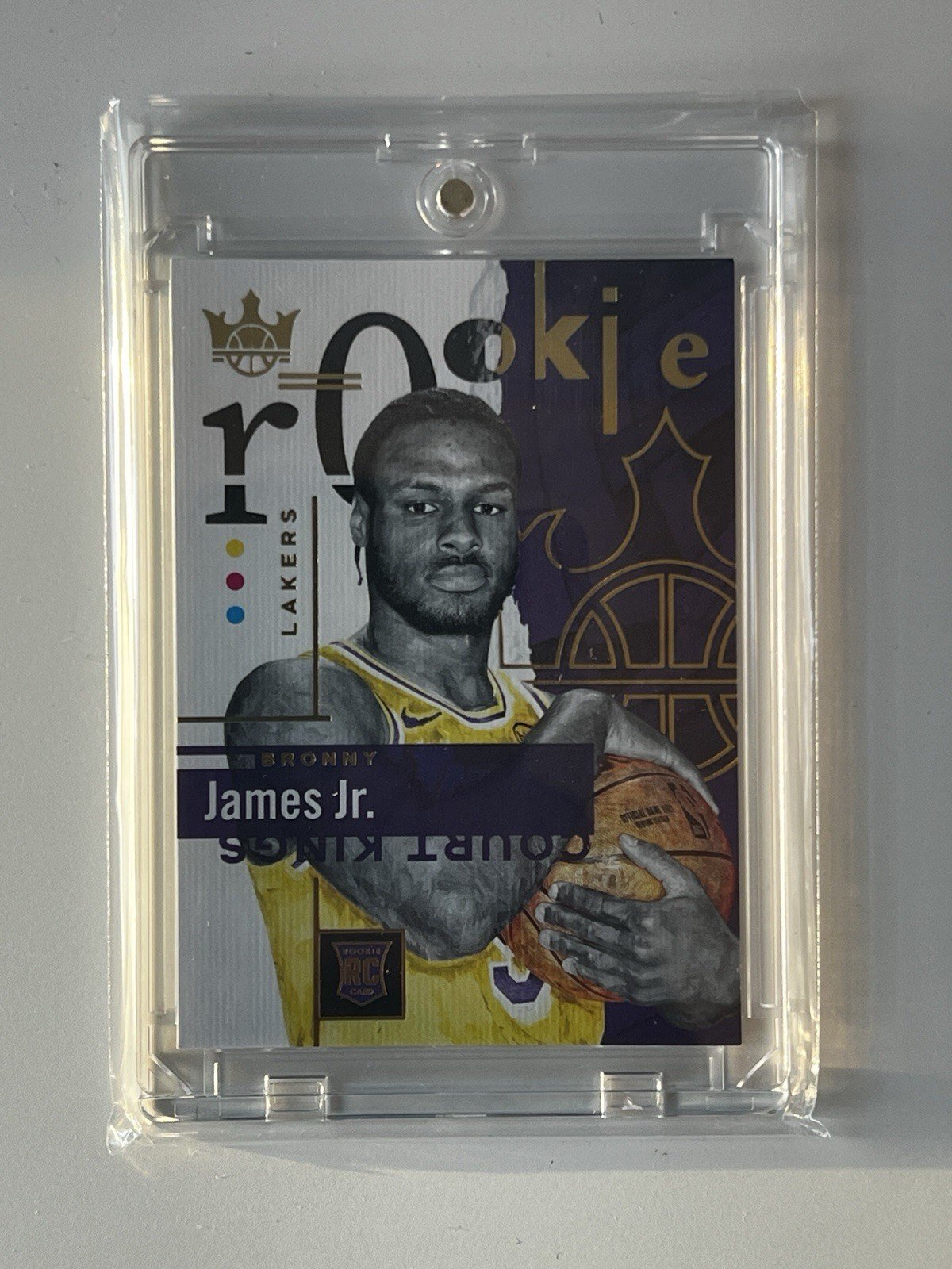 Bronny James Jr. 2024 Panini Court Kings Rc Rookie RARE NBA MVP LA Lakers