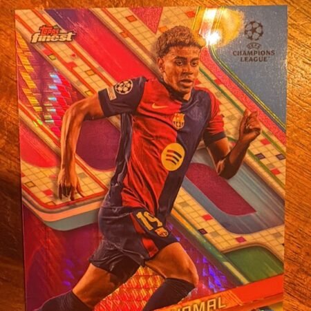 Lamine Yamal Topps Finest UCL 2024/25 FC Barcelona Rookie RC 087/125 RARE