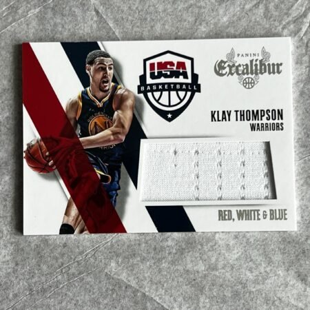 Klay Thompson 2014-15 Panini Excalibur Patch Relic NBA Trading Card RARE
