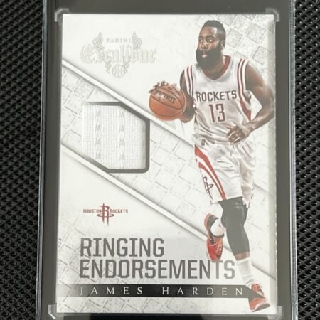 James Harden 2014-15 Panini Excalibur Patch Relic NBA Trading Cards RARE
