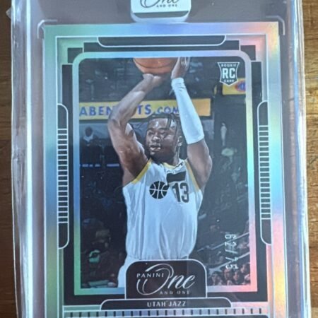 Isaiah Collier /75 Panini One And One Rookie Silver NBA RARE