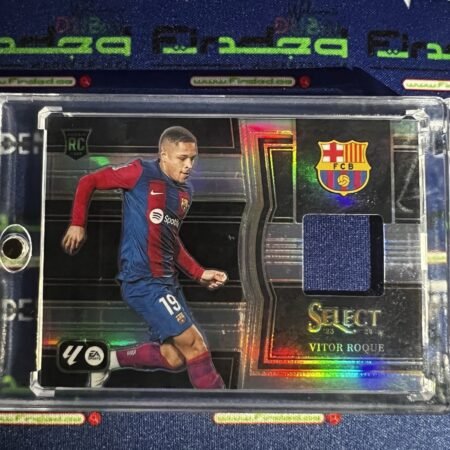 VITOR ROQUE 2023-24 PANINI SELECT LA LIGA #SM-VRQ ROOKIE RC PATCH FC BARCELONA