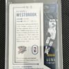 Russell Westbrook 2014-15 Panini Excalibur Dunk Game Worn Jersey Patch Relic NBA - Image 2