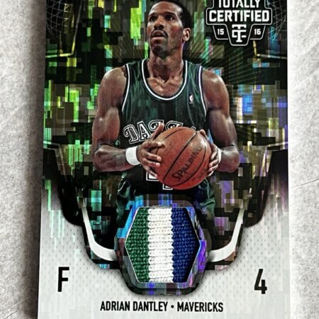 Adrian Dantley 2015-16 Panini Totally Certified Patch 15/25 NBA Trading Card