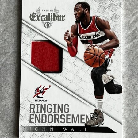 John Wall 2014-15 Panini Excalibur Patch Relic NBA Trading Cards RARE