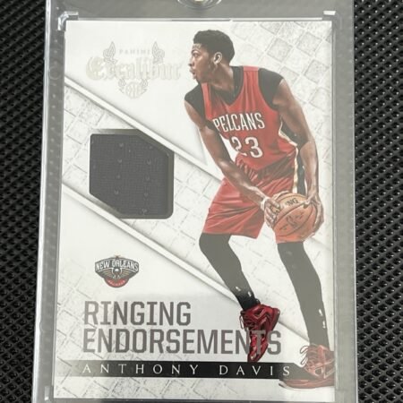 Anthony Davis 2014-15 Panini Excalibur Patch Relic NBA Trading Cards RARE