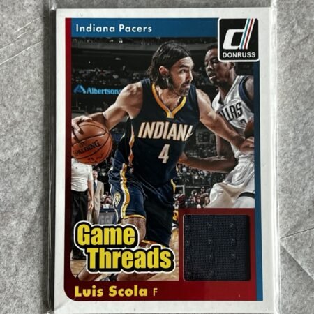 Luis Scola 2015-16 Panini Donruss Patch Relic Worn Jersey NBA Trading Cards RARE
