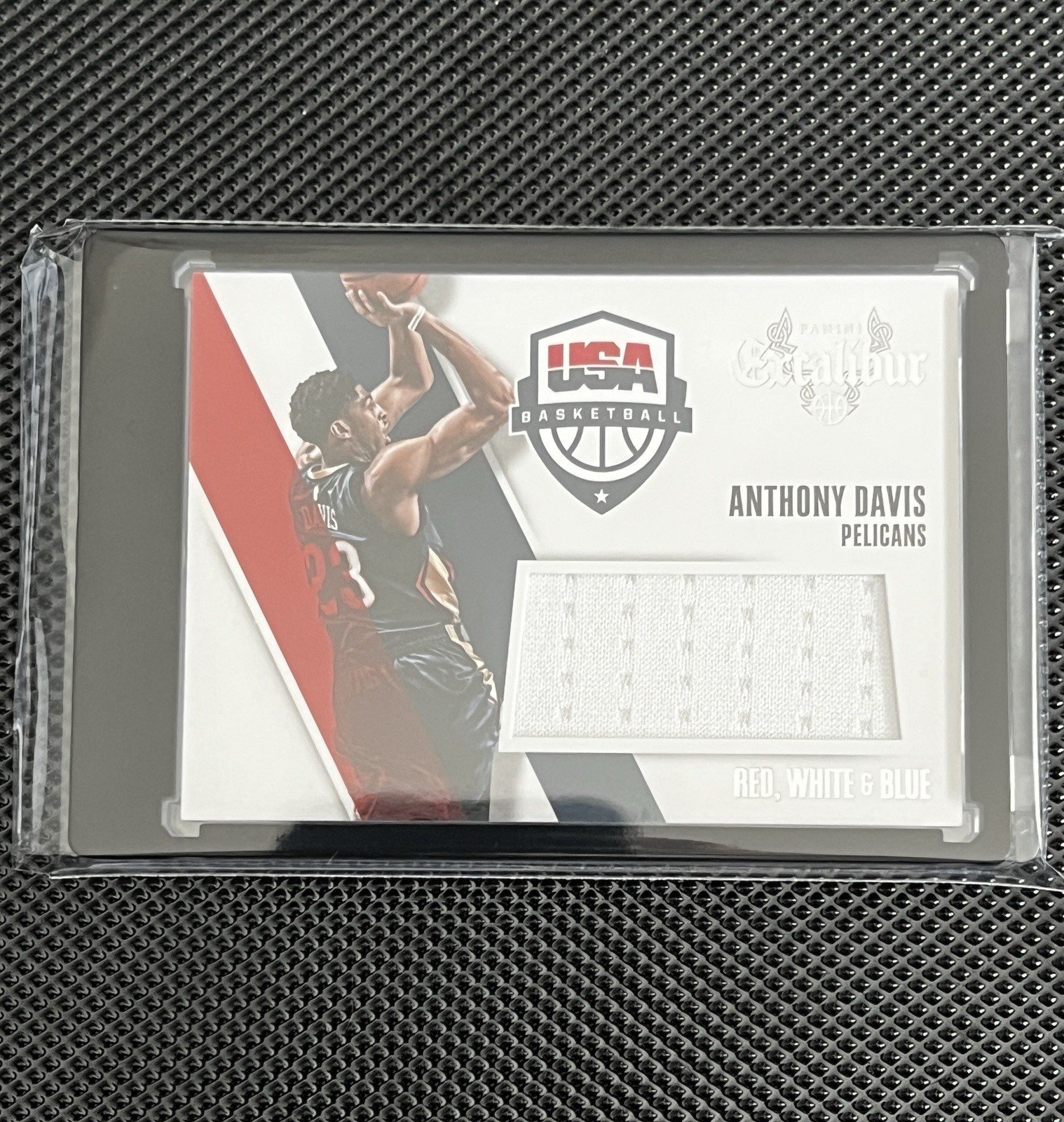 Anthony Davis 2014-15 Panini Excalibur Team USA Patch Relic NBA Trading Cards