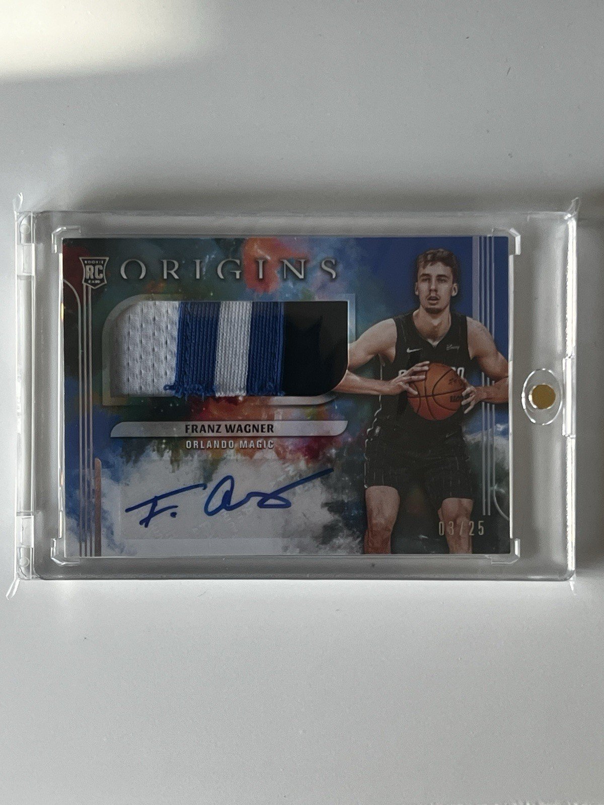Franz Wagner NBA Panini Origins RC Rookie Auto Patch Relic 03/25 RARE