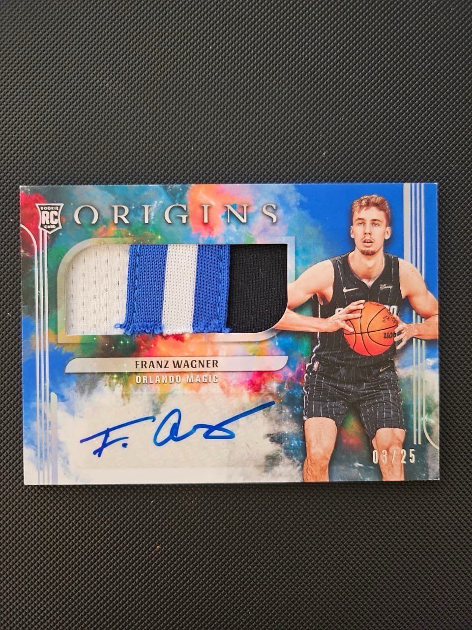 Franz Wagner NBA Panini Origins RC Rookie Auto Patch Relic 03/25 RARE - Image 3