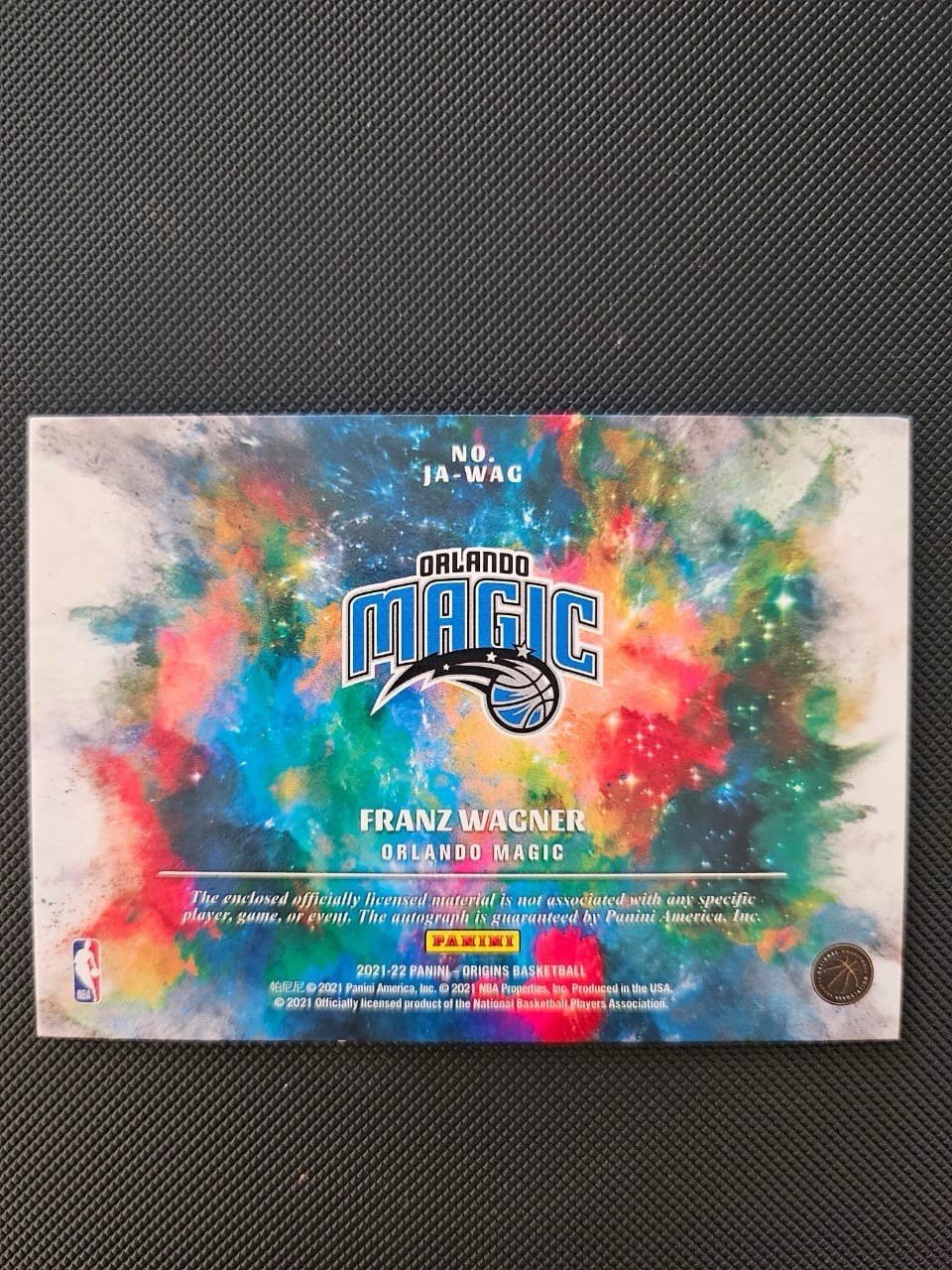 Franz Wagner NBA Panini Origins RC Rookie Auto Patch Relic 03/25 RARE - Image 4