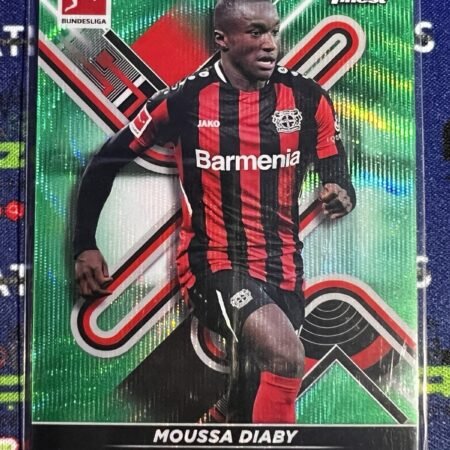 Topps Finest - Moussa Diaby - Bayer Leverkusen /99 - #102 Gren Parallel