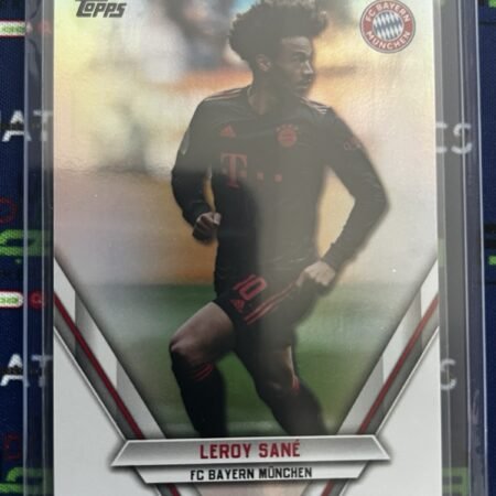 Fc Bayern München Leroy Sane /199 Topps Finest 2023 Trading Card RARE