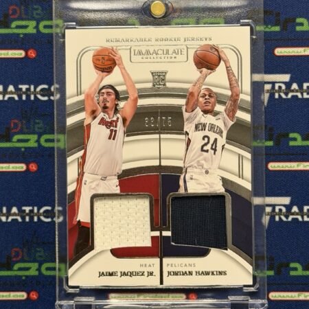 Jaime Jaquez Jr. Jordan Hawkins 2023-24 Panini Immaculate Jersey Patch /75 RC