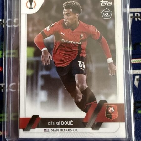 2022-23 Topps Chrome UEFA Club Competitions - Desire Doue #48 RC Rookie PSG