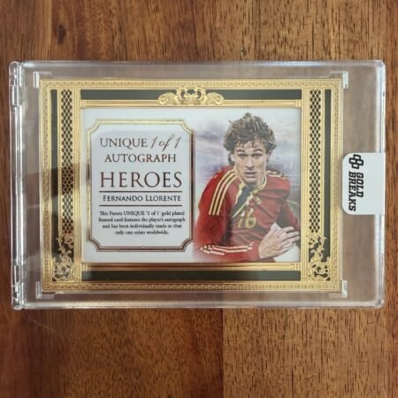 1 Of 1 Topps Futera Heroes 24k Gold Fernando Llorente On Card Auto Autograph 1/1