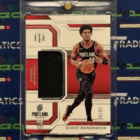 Scoot Henderson 2023-24 Panini National Treasure RC Rookie /99 #RM-SCH NBA