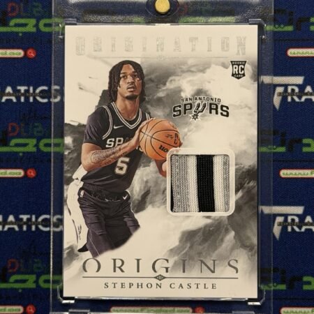 Stephon Castle 2024-25 Panini Origins Patch Jersey RC Rookie #Om-SCA NBA Spurs