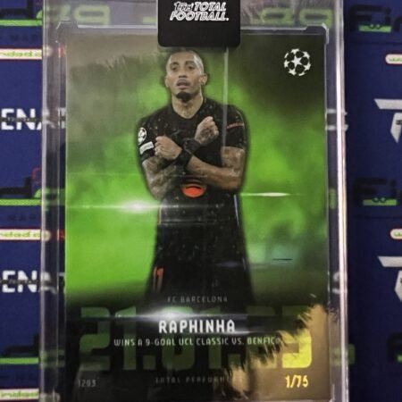 Topps Raphinha Total Performers /75 - Barcelona Total Football 2024/25