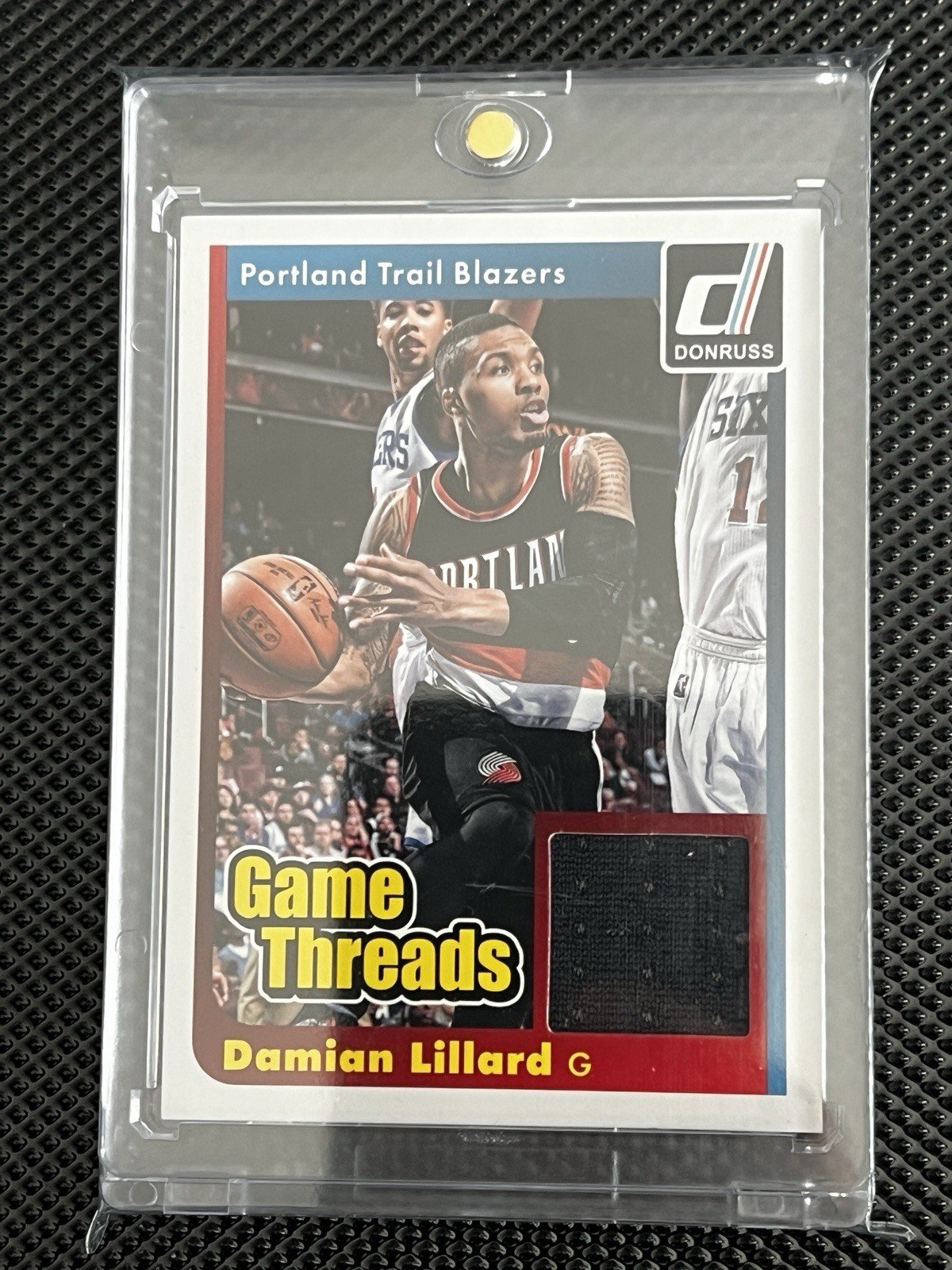 Damian Lillard 2014-15 Panini Donruss Game Worn Jersey Patch Relic Trading Cards