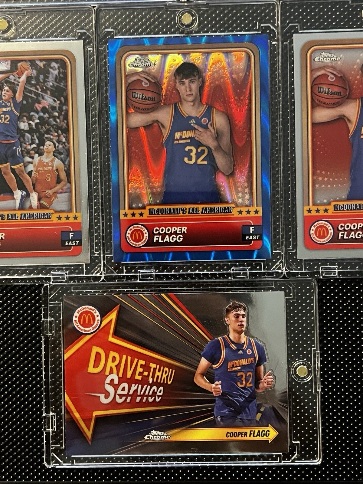 Cooper Flagg - Dylan Harper - Ace Bailey Lot Topps Chrome Mc Donalds RC Rookie - Image 5