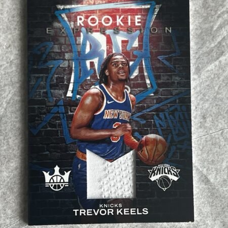 Trevor Keels Rookie RC 2022 Panini Court King Patch NBA Trading Card RARE