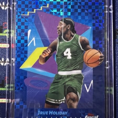 2025 Topps Finest Jrue Holiday Purple Refractor Celtics /75