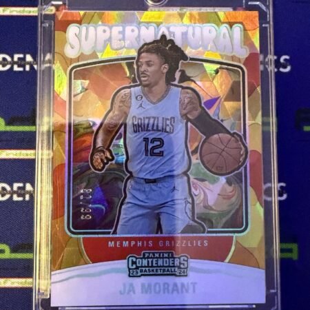 2023-24 Panini Contenders Ja Morant /99 Supernatural Cracked Ice #19 Grizzlies