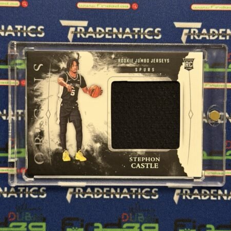 Stephon Castle RC Rookie 2024-25 Panini Origins Patch Relic Jersey Jumbo