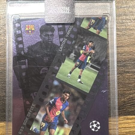 Lamine Yamal 24/25 Topps FC Barcelona Total Football Box Office Parallel RARE