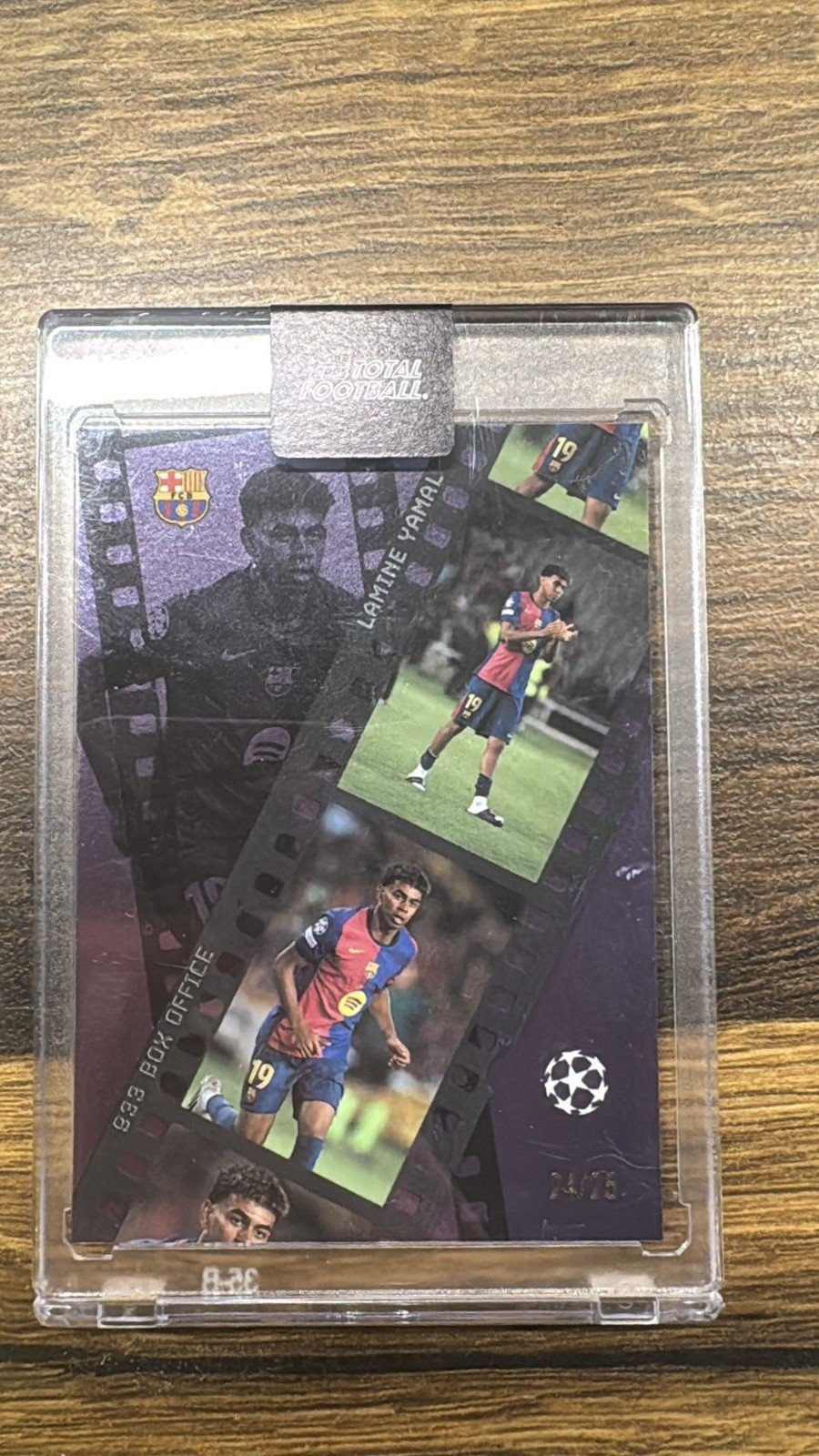 Lamine Yamal 24/25 Topps FC Barcelona Total Football Box Office Parallel RARE