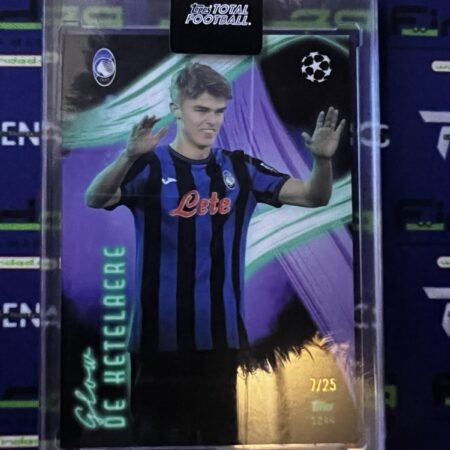 Topps Charles De Ketelaere Glow /25 - Atalanta Total Football 2024/25