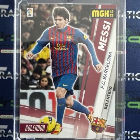 #52 LIONEL MESSI FC BARCELONA 2012 2013 PANINI MEGACRACKS MGK GOLEADOR