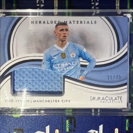 2023 Panini Immaculate Phil Foden Heralded Materials /49 Manchester City Patch