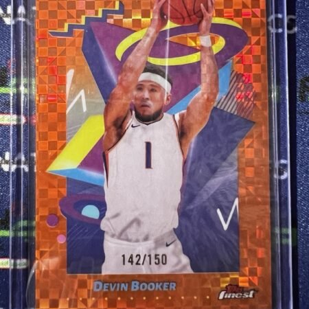 Devin Booker 142/150 Orange - Topps Finest Basketball 2024/25 - Phoenix Suns NBA