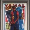 2024-25 TOPPS Chrome UCC - Lamine Yamal Hero Variation 27 RARE SP PSA 9
