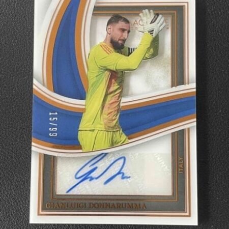 Gianluigi Donnarumma 15/99 Auto 2023-24 Panini Immaculate Collection RARE