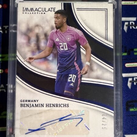 Panini 2023-24 Immaculate Soccer Benjamin Henrichs Auto  /25 Germany