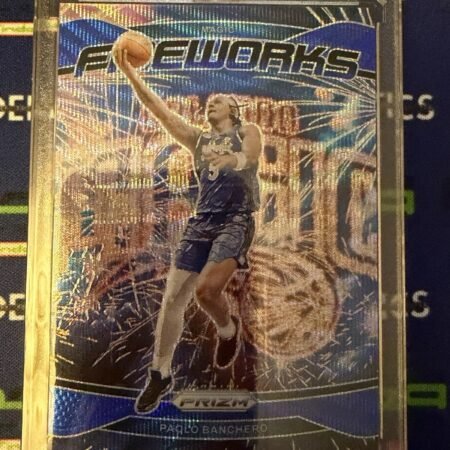 2024-25 Panini Prizm - Fireworks Paolo Banchero /175 #5 Fast Break Orlando Magic