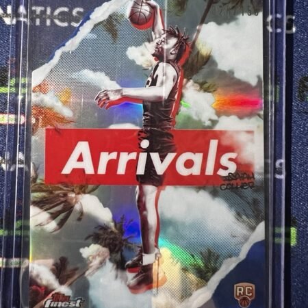 2025 Topps Finest NBA A-6 Isaiah Collier Rookie RC Arrivals Geometric /155