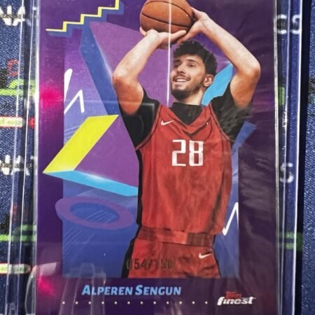 2024-25 Topps Finest Uncommon Purple Refractor 26/150 Alperen Sengun #126 NBA