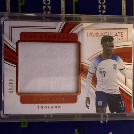 23-24 Panini Immaculate The Standard Memorabilia Patch Bukayo Saka /49 Arsenal