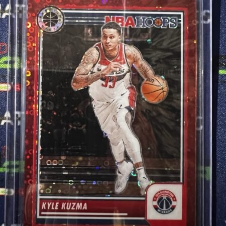 2023 - 2024 NBA HOOPS Kyle Kuzma Red Disco /149 #162 Wizards Bucks NBA