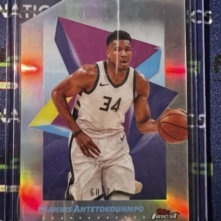 2025 Topps Finest Basketball Giannis Anteokounmpo DIE-CUT REFRACTOR /74 Bucks
